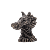 Prosper - Sculpture de loup en bronze